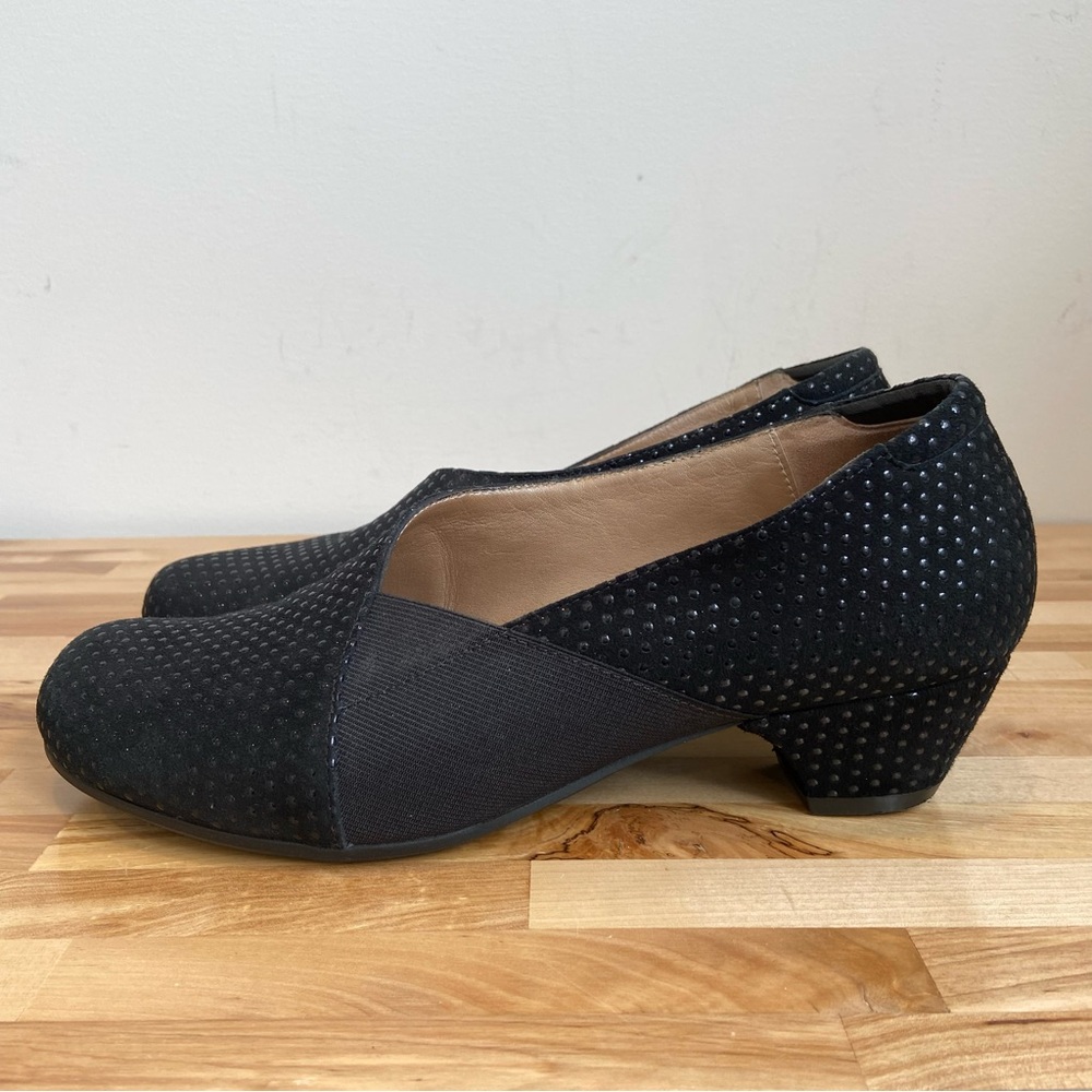 Beautifeel black women shoes comfortable & stylish office beaded shinny size 39